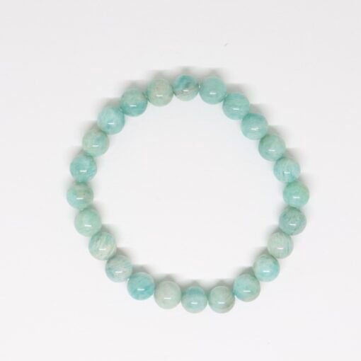 Bracelet boule 8mm - Amazonite – Image 2