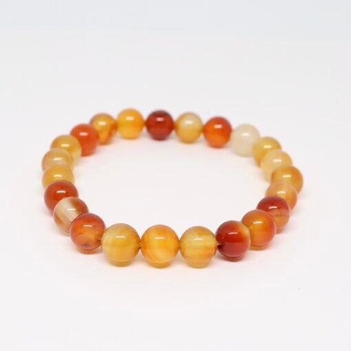 Bracelet boule 8mm - Cornaline – Image 3