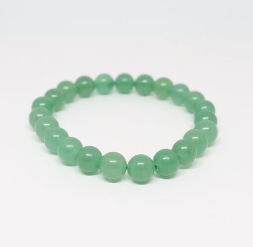 Bracelet boule 8mm - Aventurine verte