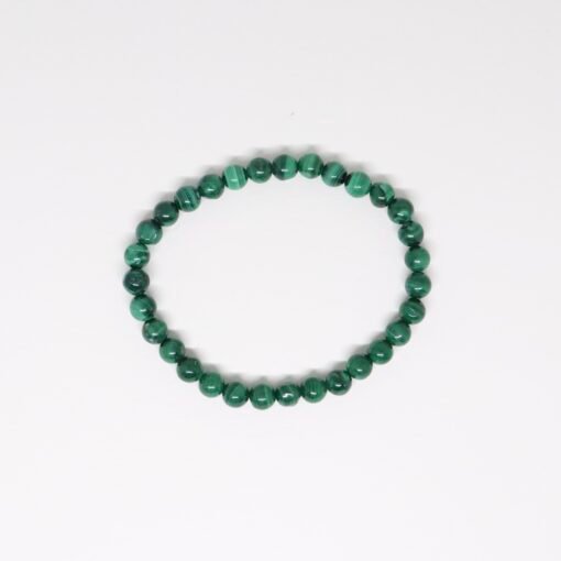 Bracelet boule 6mm - Malachite – Image 2