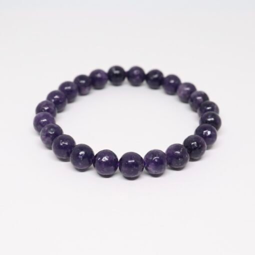 Bracelet boule 8mm - Lépidolite