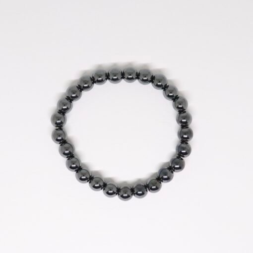 Bracelet boule 8mm - Hématite – Image 2