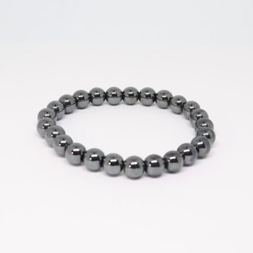 Bracelet boule 8mm - Hématite