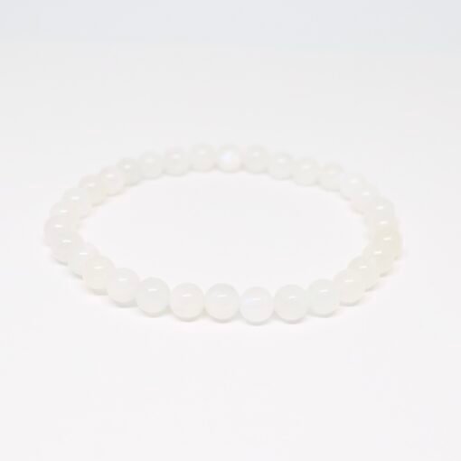 Bracelet boule 6mm - Pierre de lune