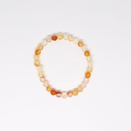 Bracelet boule 6mm - Cornaline – Image 3