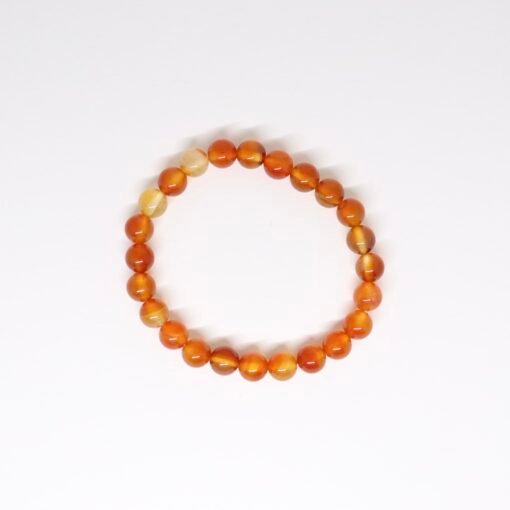 Bracelet boule 8mm - Cornaline – Image 2