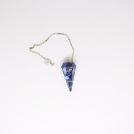 Pendule à facettes de Lapis Lazuli – Image 2