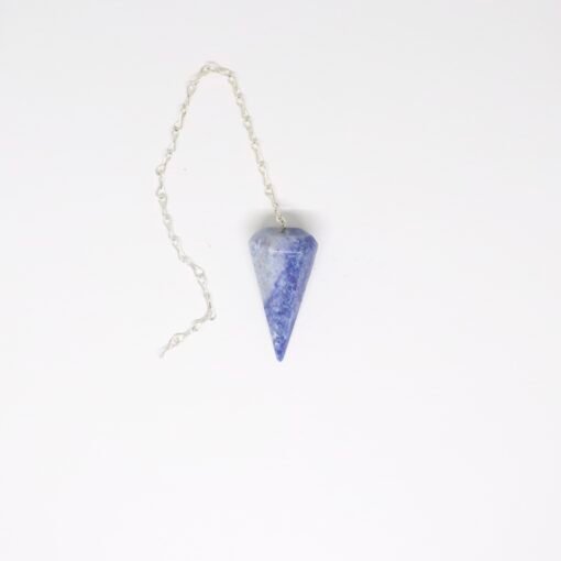 Pendule à facettes de Quartz Bleu