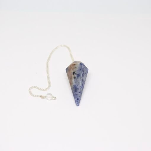 Pendule à facettes de Sodalite – Image 2
