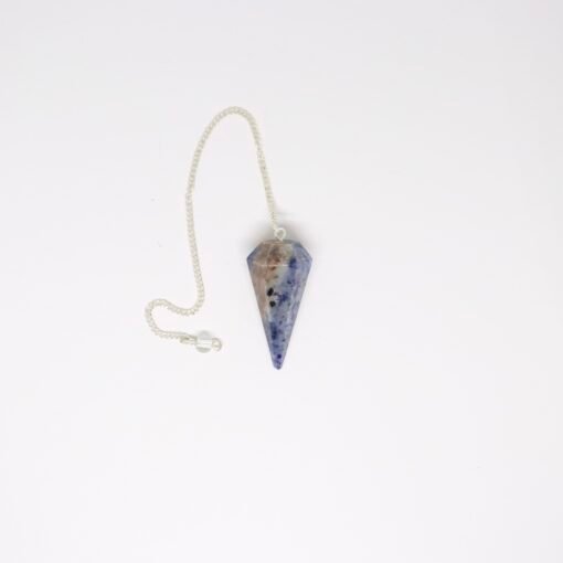 Pendule à facettes de Sodalite – Image 3