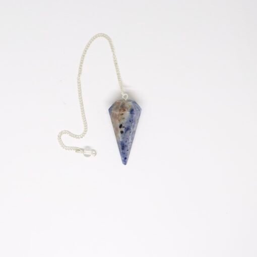 Pendule à facettes de Sodalite