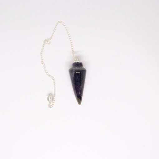 Pendule goutte en améthyste