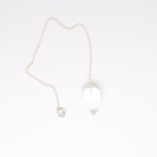 Pendule Goutte de Quartz Blanc