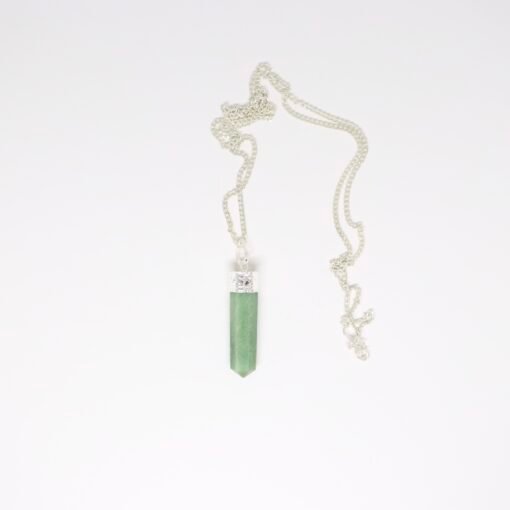 Pendentif pointe - Aventurine verte – Image 2