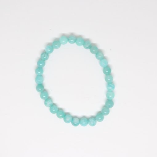 Bracelet boule 6mm - Amazonite – Image 2