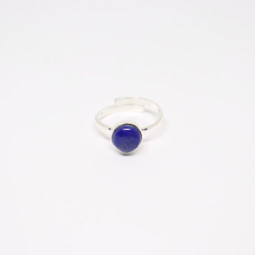 Ensemble Lapis Lazuli rond - argent 925 – Image 2