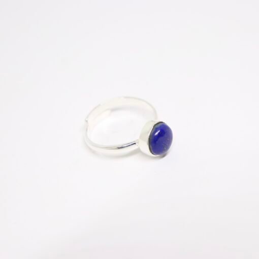 Ensemble Lapis Lazuli rond - argent 925 – Image 3